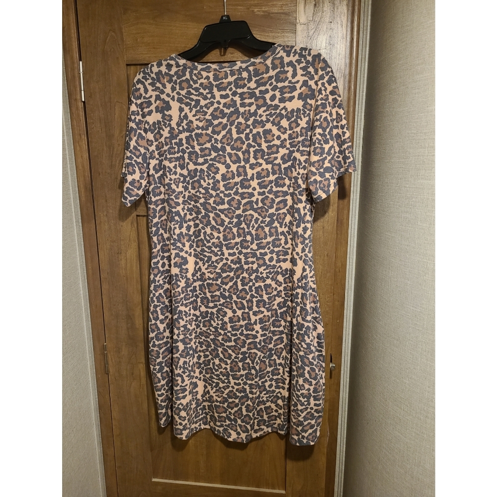 Leopard Print Crazy Train Dress - image 2